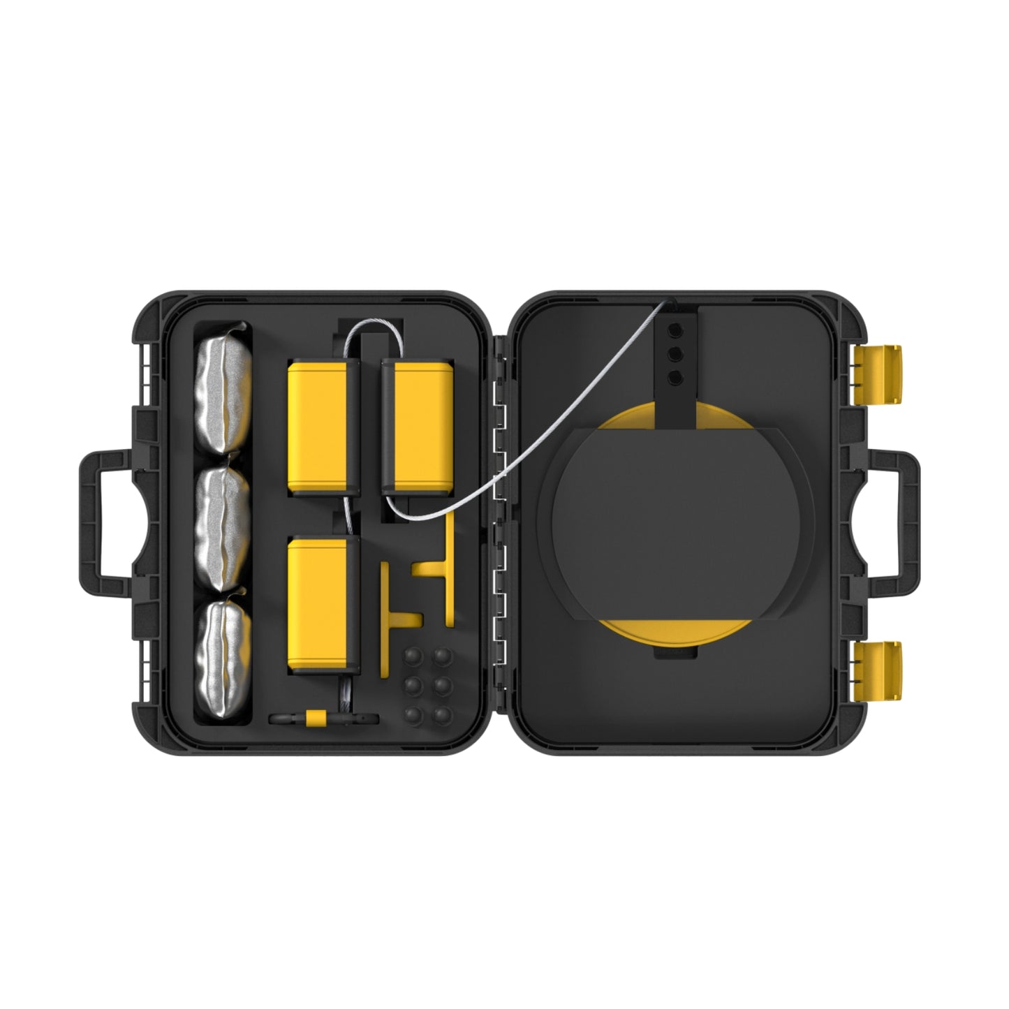 3S LIFT 3-engine version rescue unit, evacuation and rescue unit for family fire escape for 3-6 people, essential for families living in medium to high-rise 195-325 ft for 2-30 floors