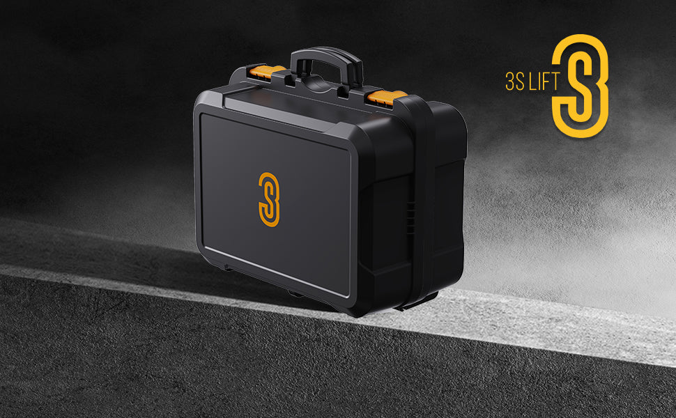 3S LIFT Rescue Unit, Evacuation and Rescue Unit, Suitable for 2-4 people to escape in case of a fire in the whole family, Medium and high-rise living in the home must have 195FT