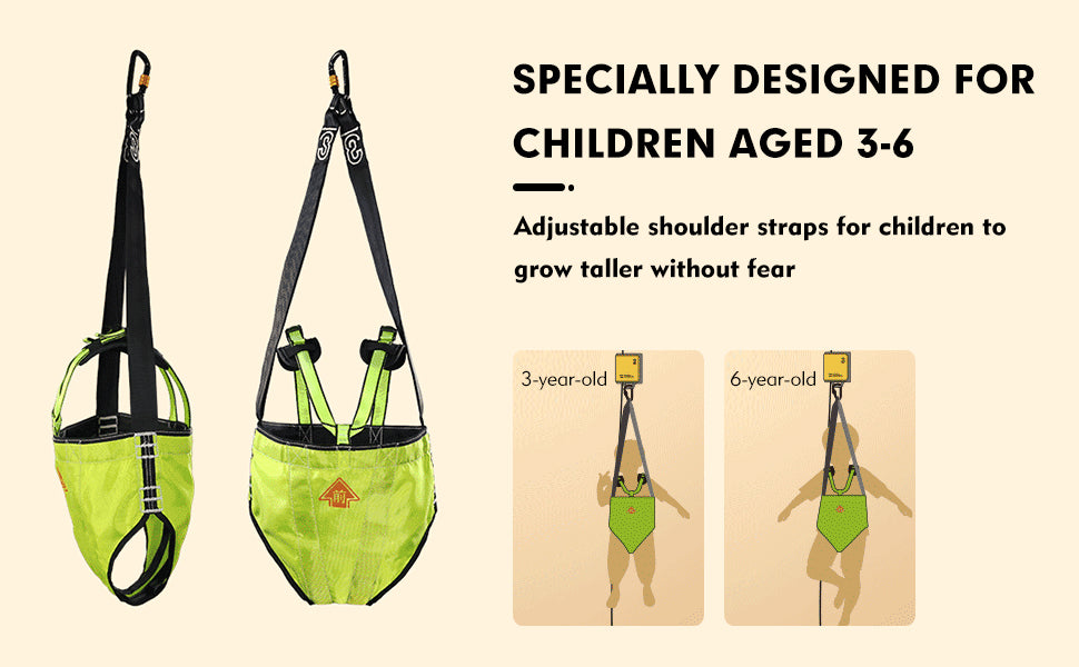 3S LIFT Safety Harness for Fire Escape Device, Child Size