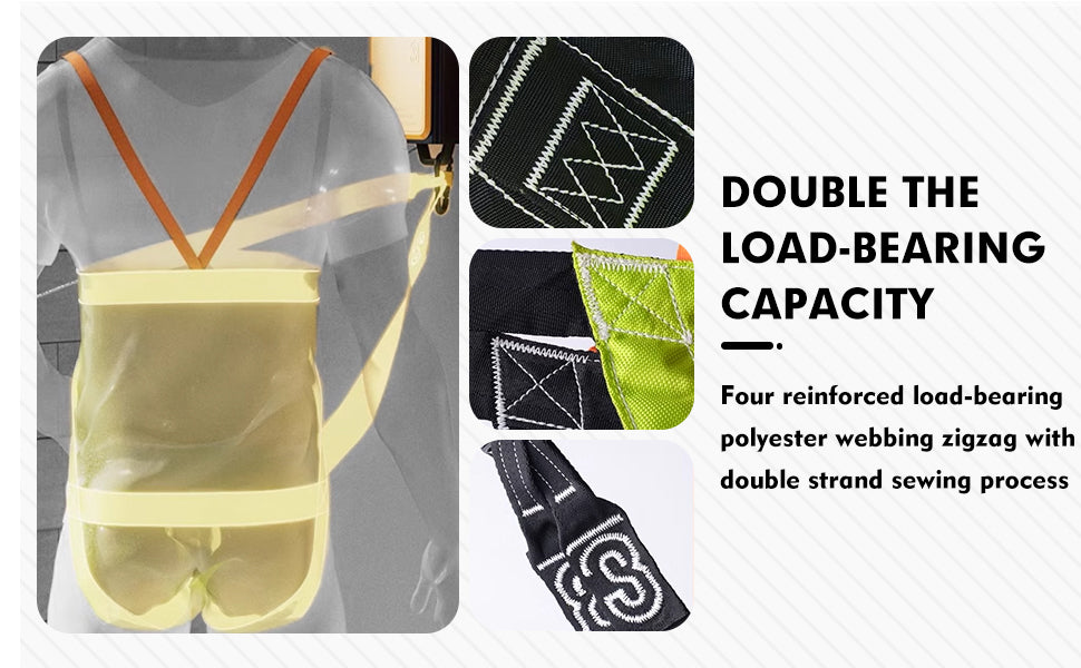 3S LIFT Safety Harness for Fire Escape Device, Standard Size
