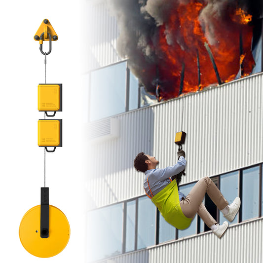 3S LIFT Dual Version Rescue Unit, Evacuation and Rescue Unit for 2-30 Person Family Fire Escape, Essential for Families Living in Medium to High-rise 325 ft. for 2-30 Floors
