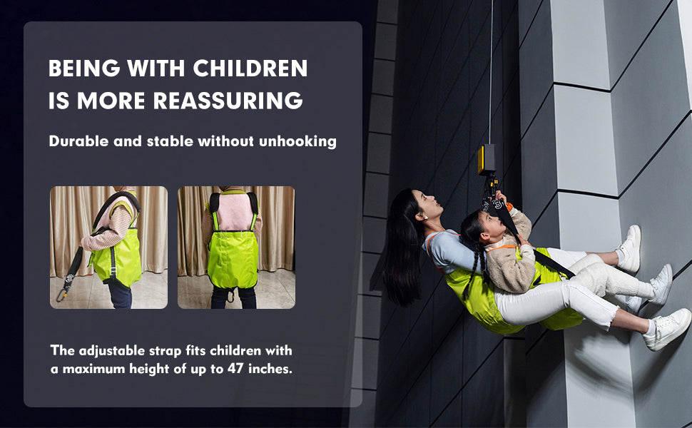3S LIFT Safety Harness for Fire Escape Device, Child Size